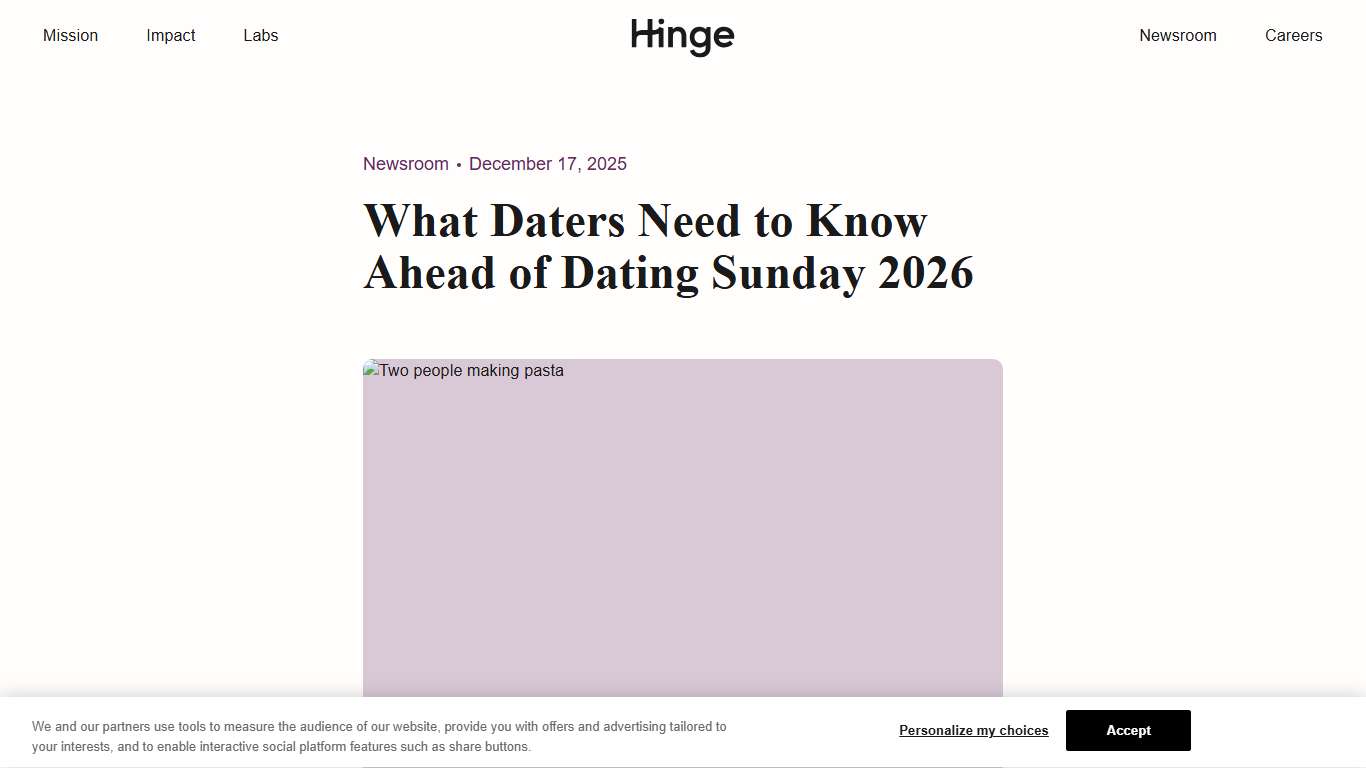 What Daters Need to Know Ahead of Dating Sunday 2026 | Hinge